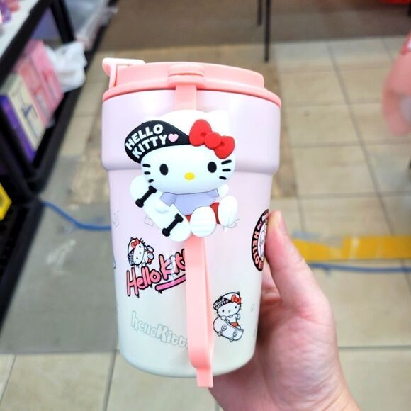 Brand New Sanrio Hello Kitty Thermal Cup 380ml - Picture 1 of 9